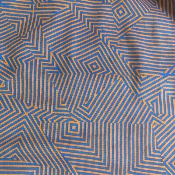 VOLCOM Blue/Mustard Yellow Tank Top Shirt - Picture 3 of 8